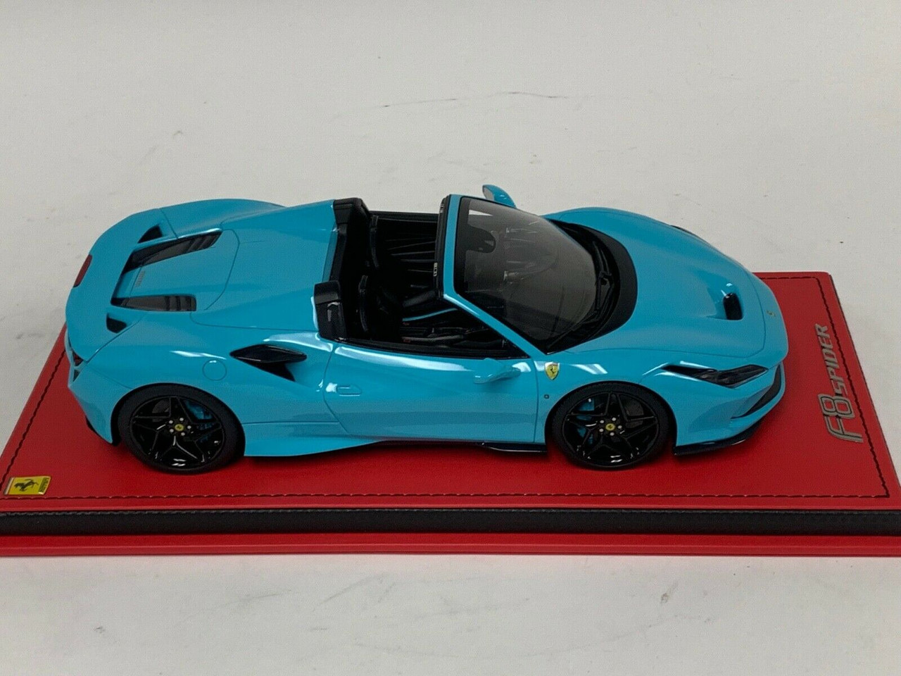 1/18 MR Collections Ferrari F8 Tributo Spider (Baby Blue) Resin Car Model Limited