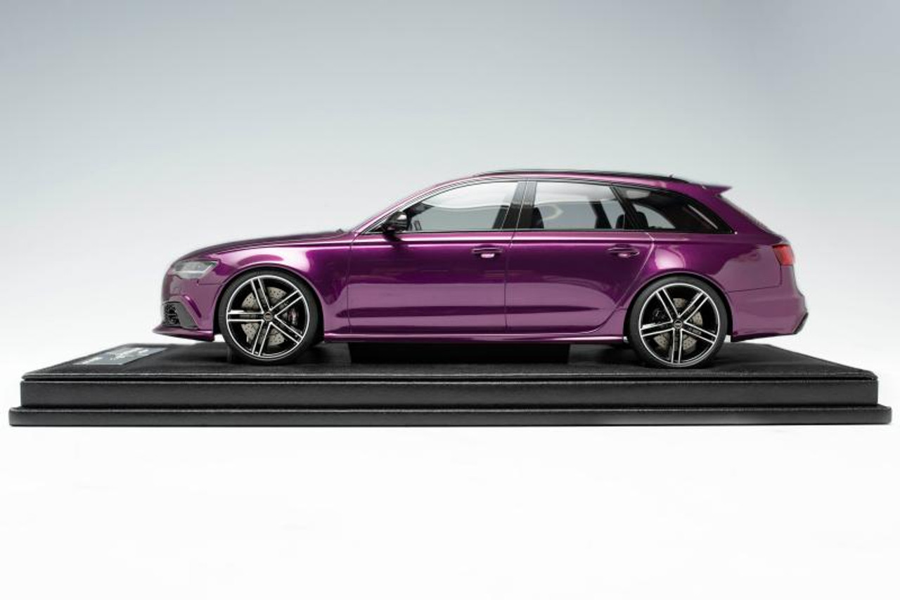 1/18 Motorhelix Audi RS6 Avant (Purple) Resin Car Model w/ Matching color  roof luggage Limited 66 Pieces