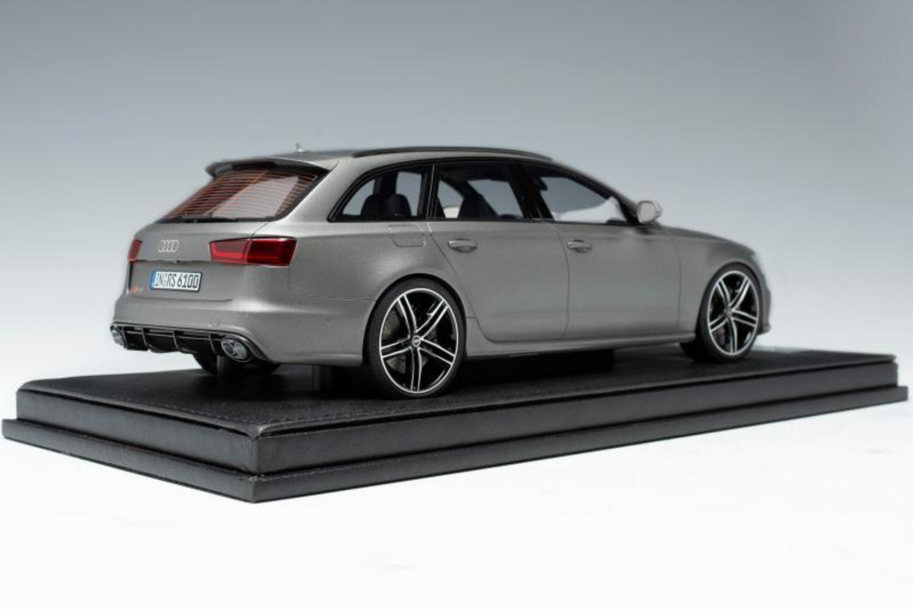 1/18 Motorhelix Audi RS6 Avant (Matte Grey) Resin Car Model w/ Matching color roof luggage Limited 66 Pieces