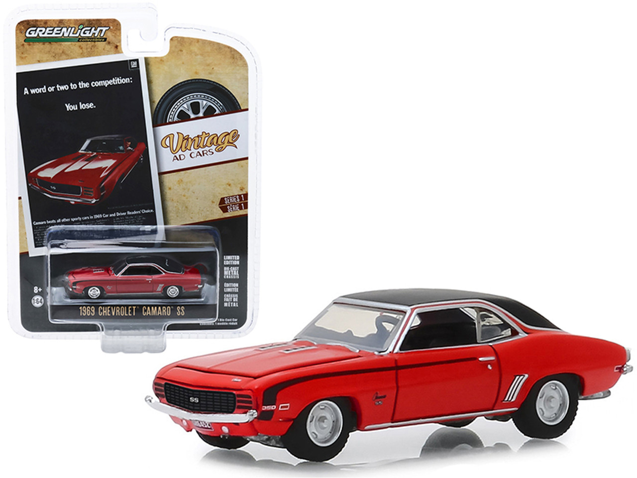 1969 camaro ss diecast model