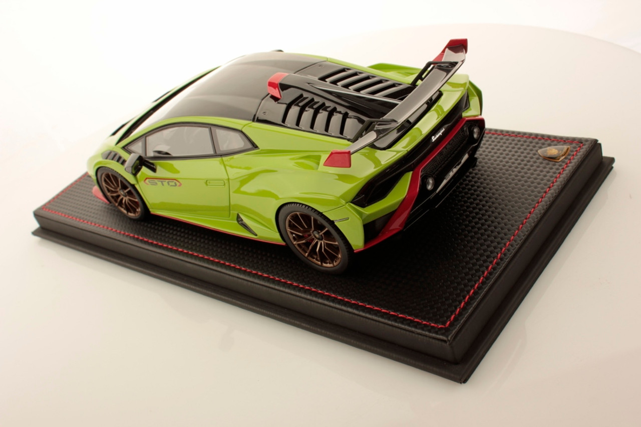 1/18 MR Collection Lamborghini Huracan STO (Verde Aries Green) Resin Car Model Limited