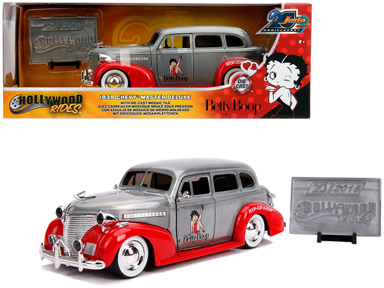 1939 Chevrolet Master Deluxe Raw Metal and Red 