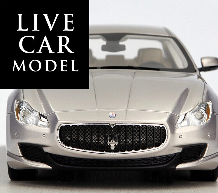 1/18 BBR Top Marques Maserati Ghibli (Silver) - LIVECARMODEL.com