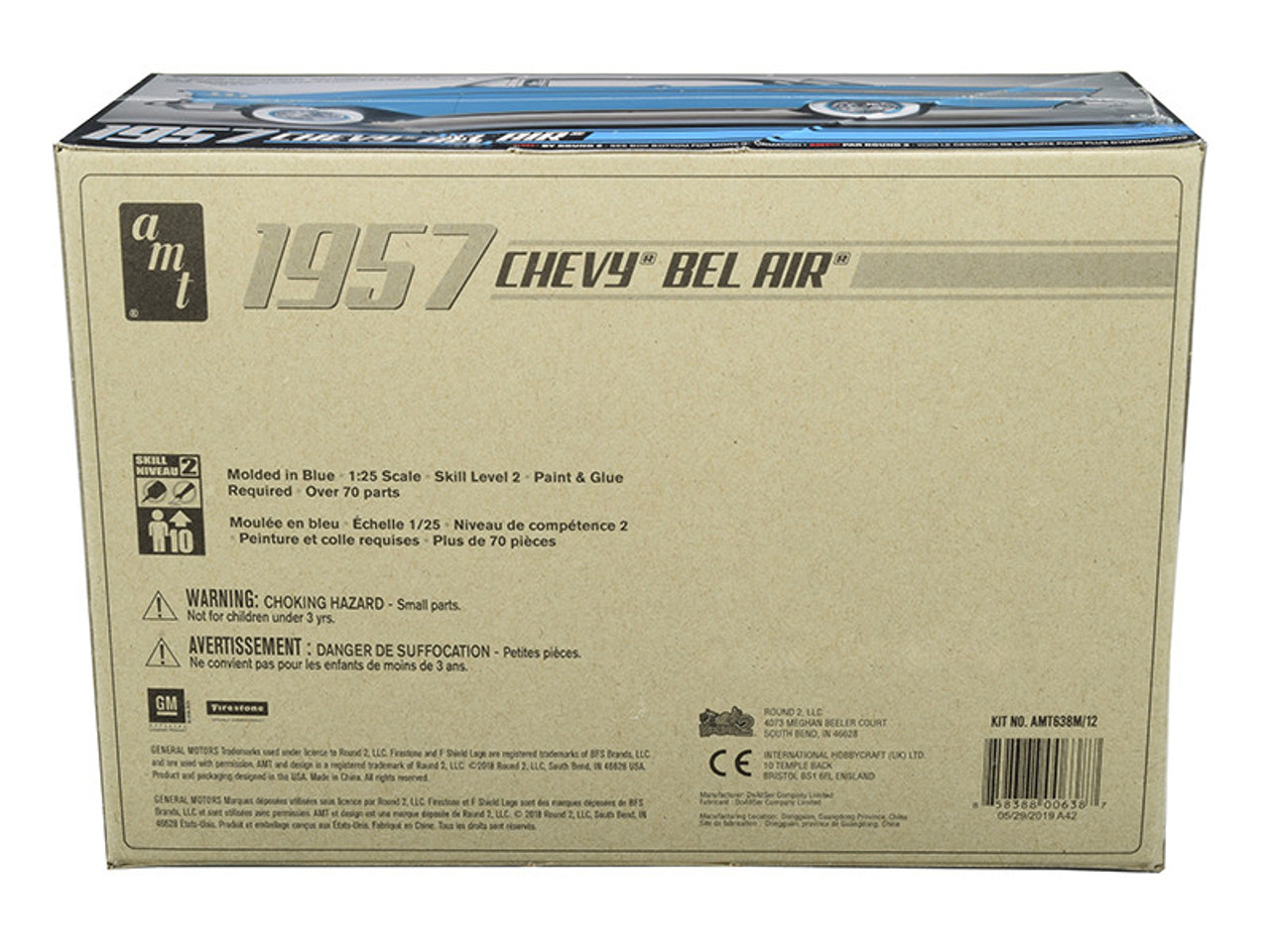 AN Skill 2 Model Kit 1966 Chevrolet Nova Pro Street 1/25 Scale