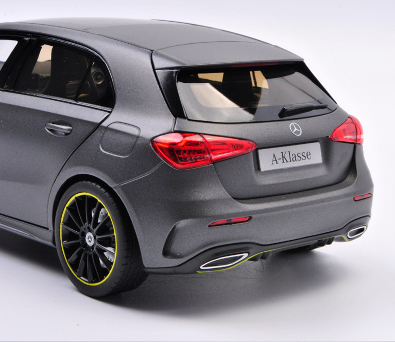 1/18 Dealer Edition Mercedes-Benz Mercedes A-Class A-Klasse Hatchback  (Matte Grey) 4th Generation (W177; 2018–present) Diecast Car Model