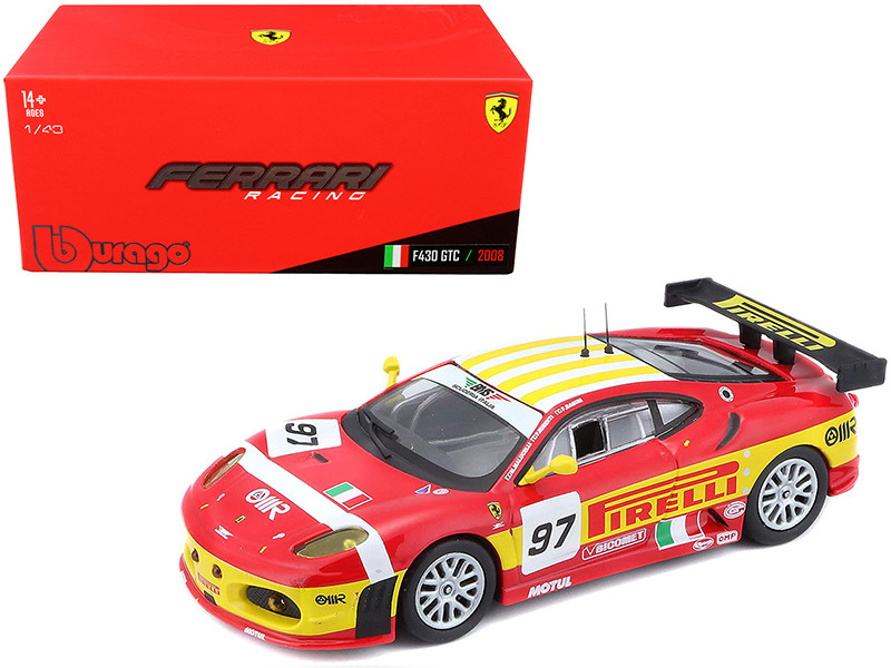 Ferrari F430 GT BMS ミニカー 97号 Ferrari F430 GTC #97 F. Babini - M. Malucelli - P. Ruberti 24