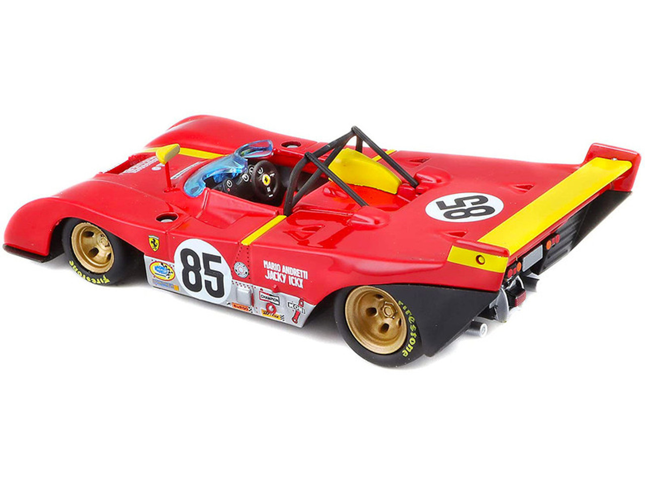 Ferrari 488 GTB ミニカー 312 P - 1972 Hachette 1/24 - les grandes ferrari n° 55- 488 GTB 312P1