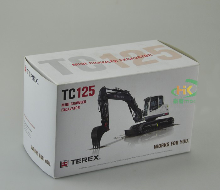 1/50 TEREX TC125 MIDI CRAWLER EXCAVATOR - LIVECARMODEL.com