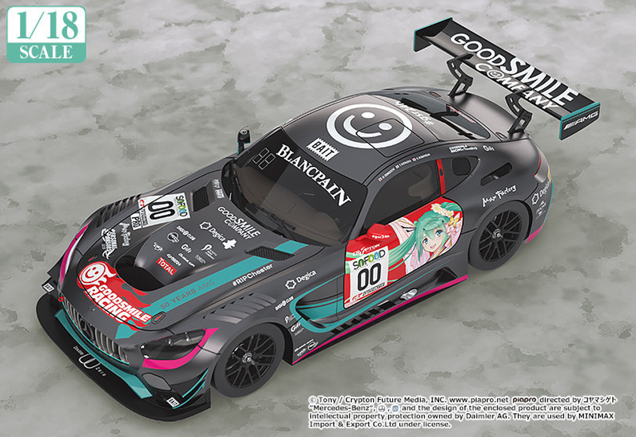 1/18 Goodsmile Mercedes-Benz Mercedes AMG GTR Hatsune Miku AMG 2017 SPA 24H  Final Version Car Model (2nd Qtr 2021)