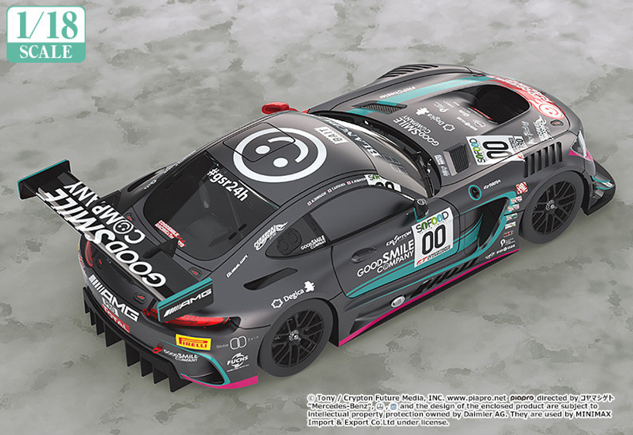 1/18 Goodsmile Mercedes-Benz Mercedes AMG GTR Hatsune Miku AMG 2017 SPA 24H  Final Version Car Model (2nd Qtr 2021)