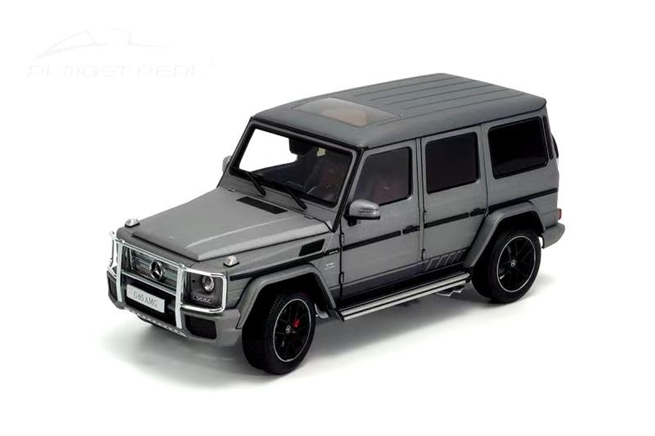 1/18 Almost Real Mercedes-Benz Mercedes G-Class G-Klasse G65 AMG (Matte  Grey) Diecast Model Limited 504 Pieces