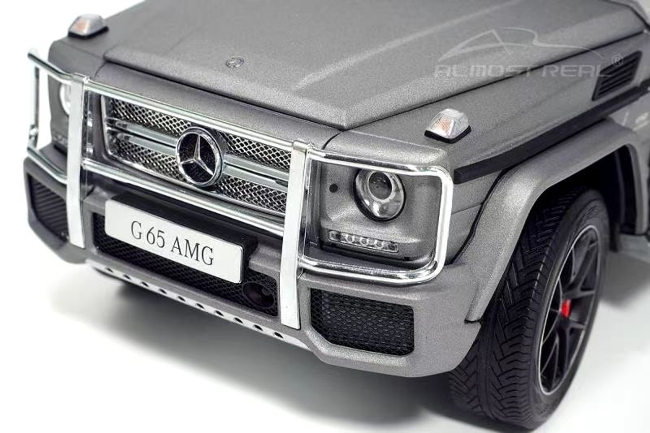 1/18 Almost Real Mercedes-Benz Mercedes G-Class G-Klasse G65 AMG (Matte Grey) Diecast Model Limited 504 Pieces