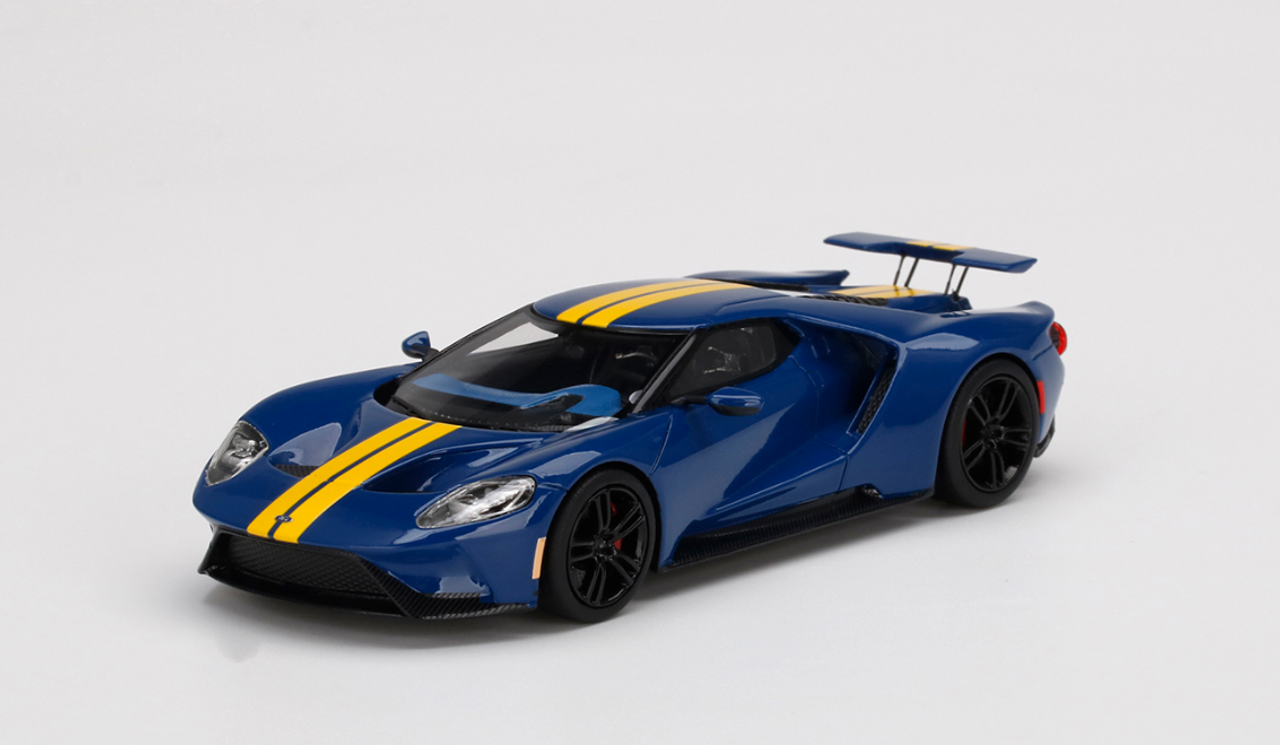 1/43 TSM Ford GT Sunoco Blue w/ Yellow Stripe Resin Car Model