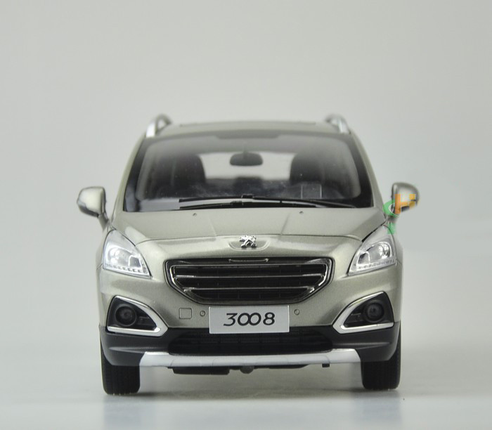 1/18 Dealer Edition Peugeot 3008 (Grey) Diecast Car Model