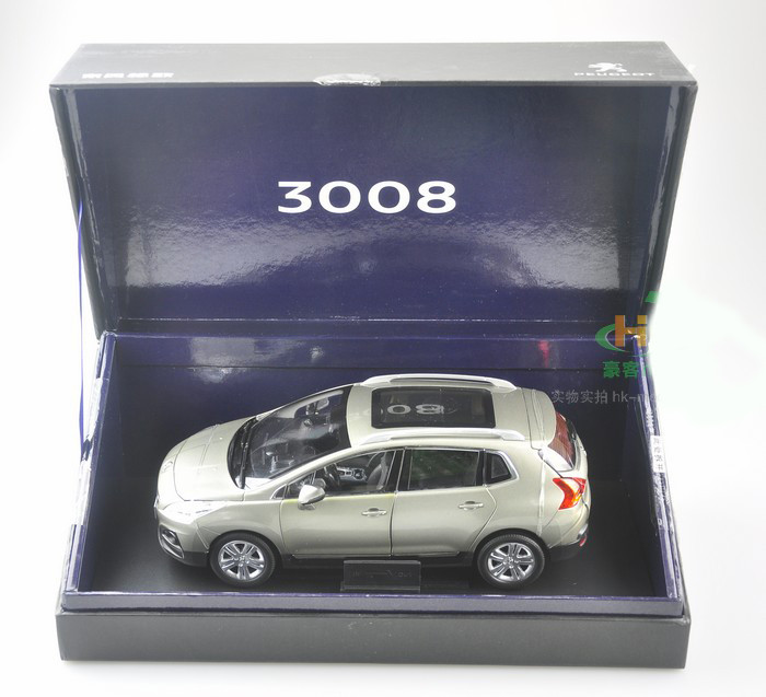 1/18 Dealer Edition Peugeot 3008 (Grey) Diecast Car Model
