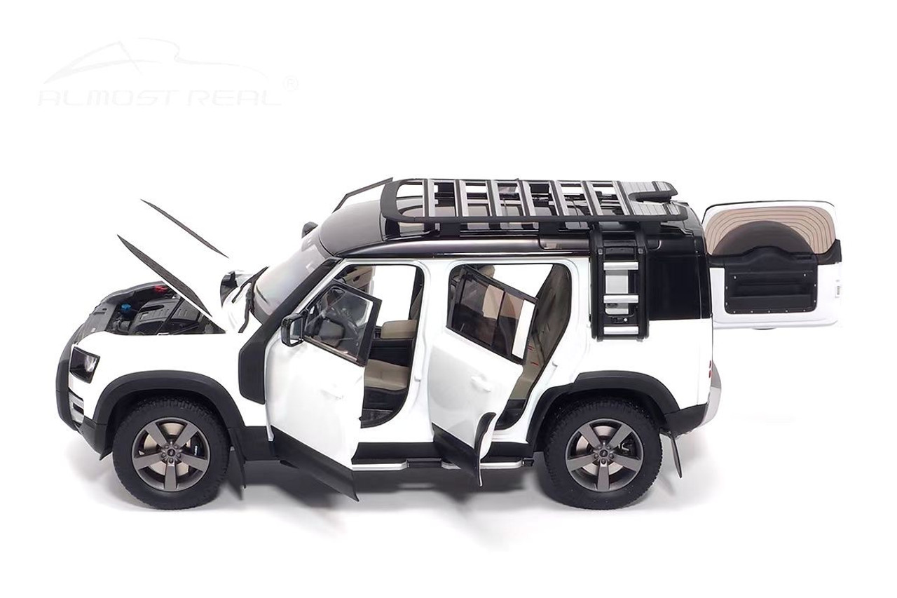 1/18 Almost Real 2020 Land Rover L663 Defender 110 (White) Diecast Car Model Limited