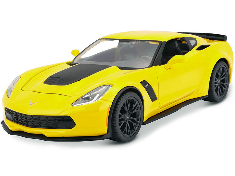 i♡ 2015 Chevrolet Corvette Stingray C7 Z06 Yellow 1/24 Diecast