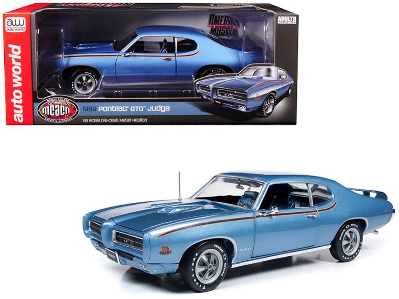 1969 Pontiac GTO Judge Warwick Blue 