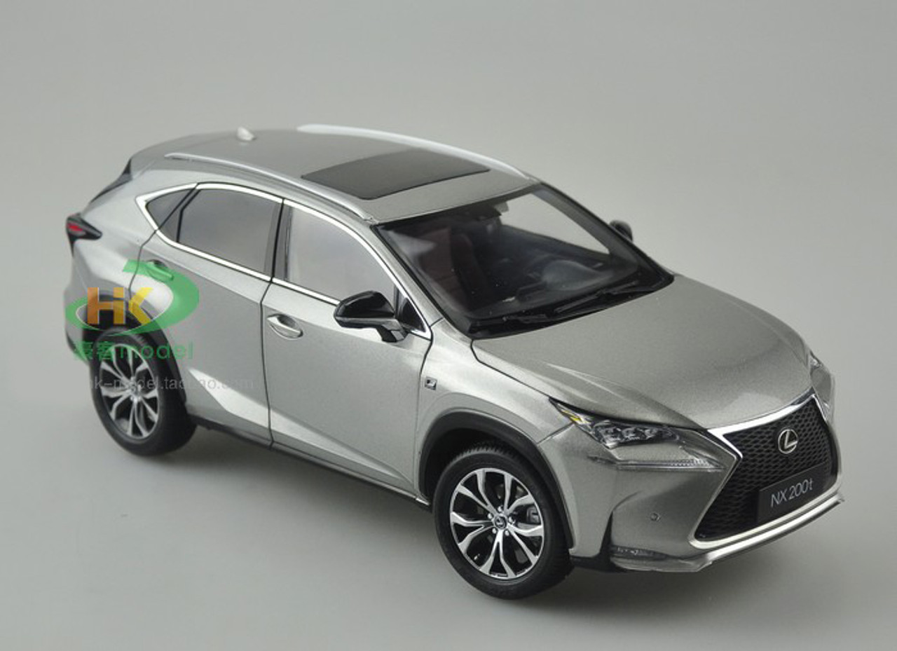 RARE 1/18 Dealer Edition Lexus NX NX200 NX300 F Sports (Silver Grey)  Diecast Car Model