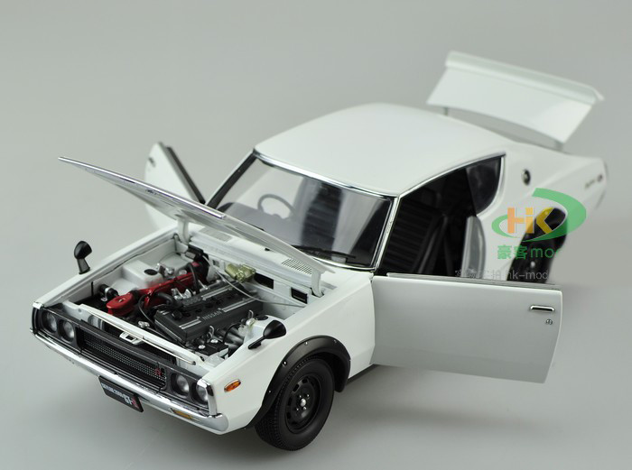 1/18 Kyosho Nissan Skyline GTR KPGC110 (White) - LIVECARMODEL.com