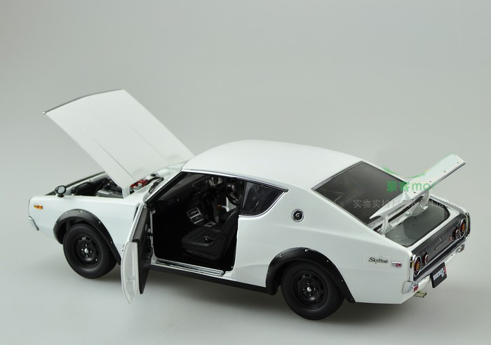 1/18 Kyosho Nissan Skyline GTR KPGC110 (White) - LIVECARMODEL.com