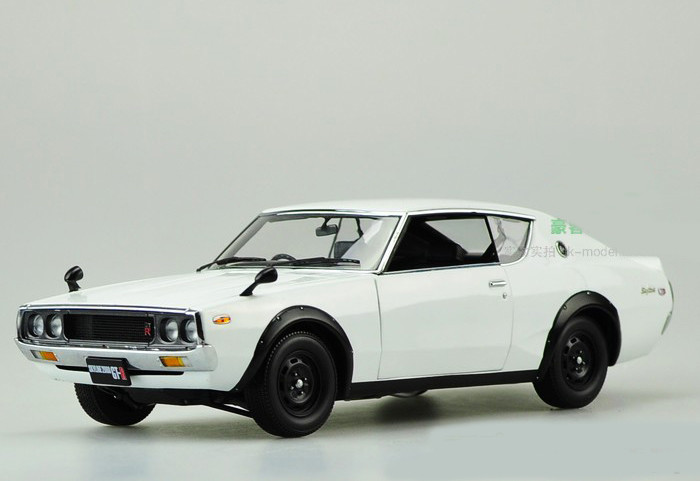 1/18 Kyosho Nissan Skyline GTR KPGC110 (White) - LIVECARMODEL.com