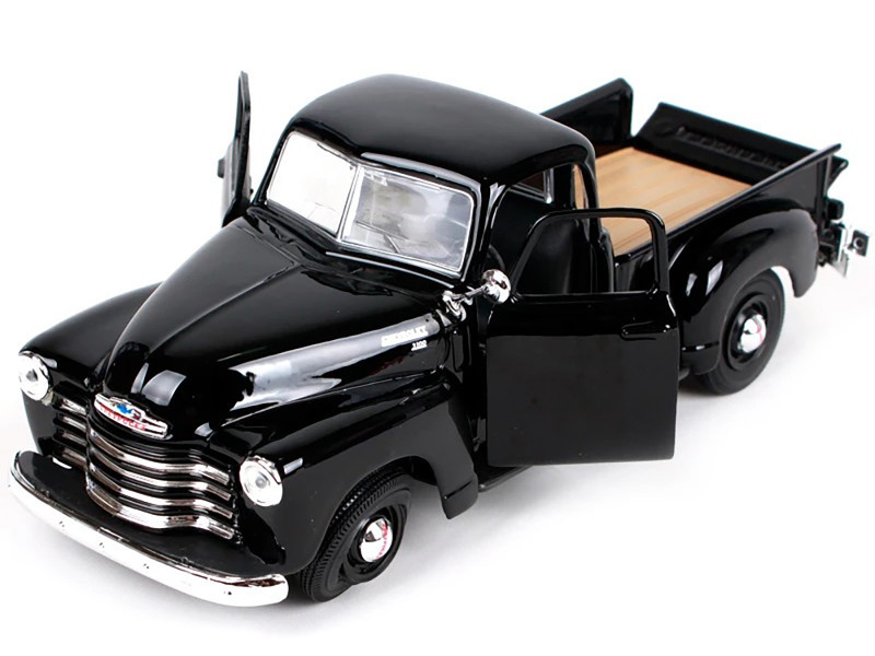 1950 Chevrolet 3100 Pickup Truck Black 1/25 Diecast Model Car by