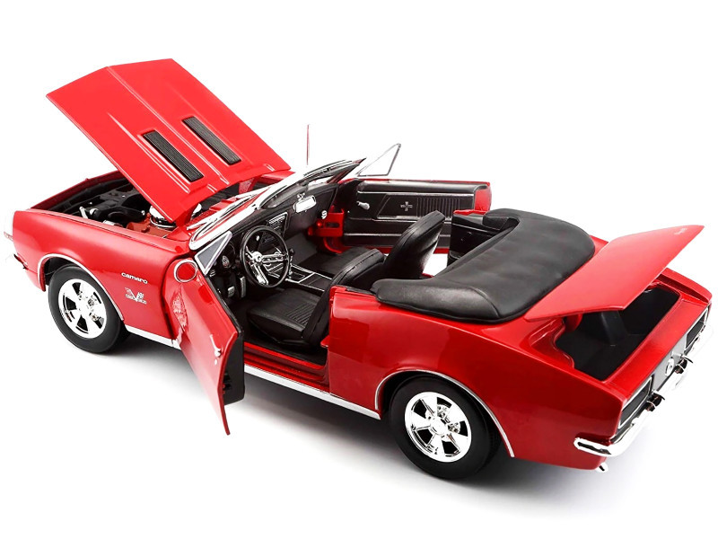 1967 Chevrolet Camaro SS 396 Convertible Red 1/18 Diecast Model