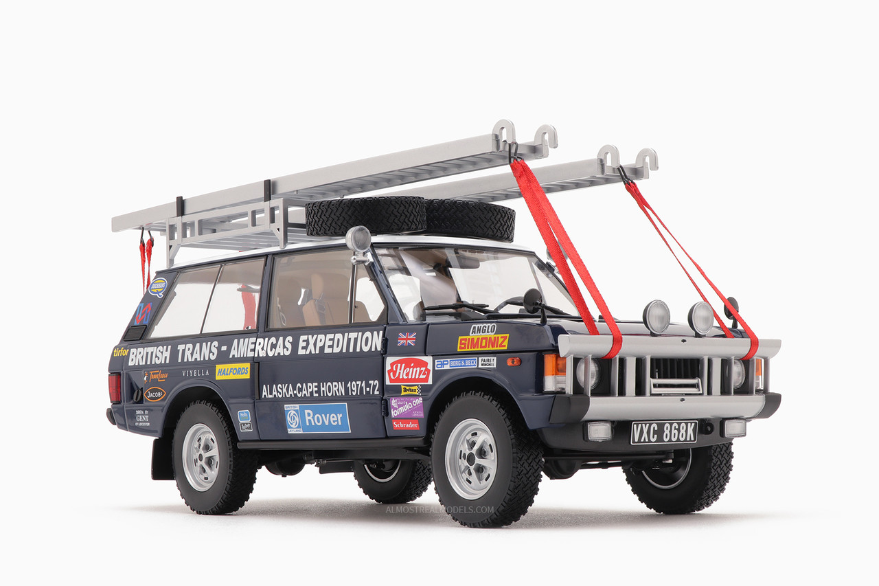 1/18 Almost Real Range Rover “The British Trans-Americas Expedition”  Edition 1971-1972 (868K) Diecast Car Model LImited