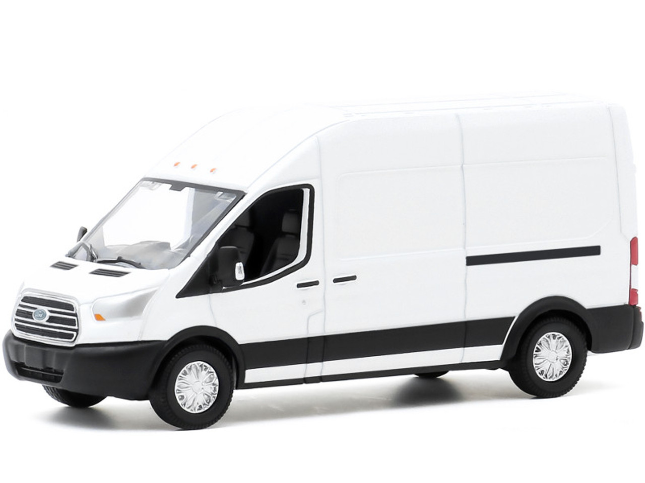 2015 Ford Transit High Roof Van Oxford White "Route Runners" Series 1 1/64 Diecast Model by Greenlight
