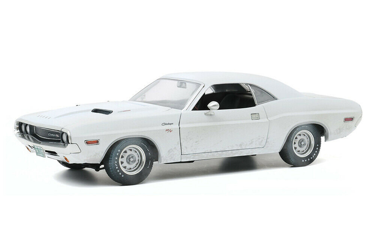 1/18 Greenlight 1970 Dodge Challenger R/T White (Weathered Version