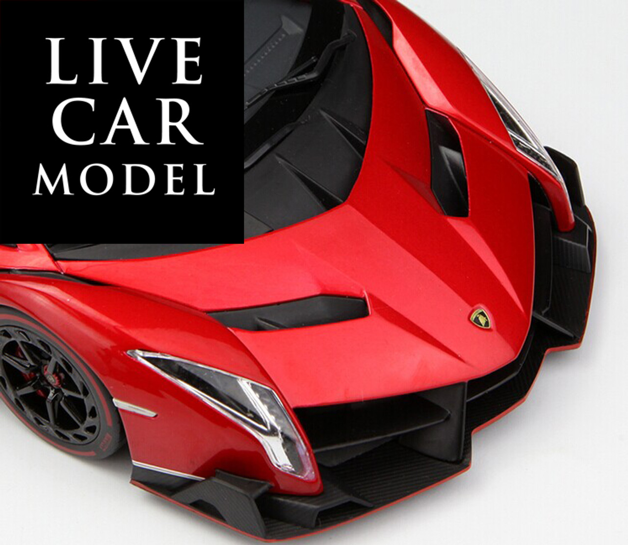 1/18 Kyosho Ousia Lamborghini Veneno Hardtop (Red Pearl with Red Line) Car  Model