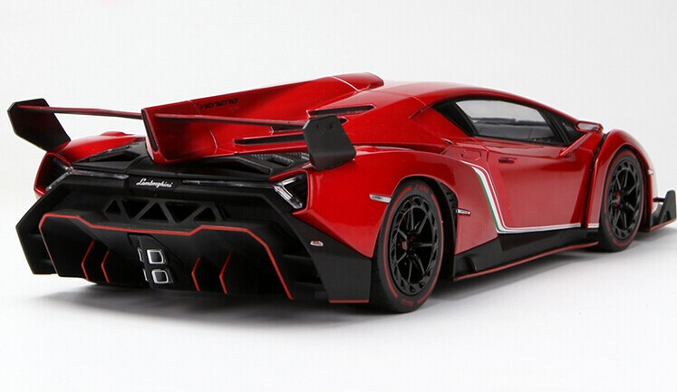 1/18 Kyosho Ousia Lamborghini Veneno Hardtop (Red Pearl with Red