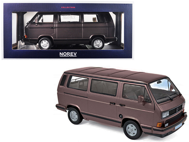 1990 Volkswagen Multivan Bus Bronze Metallic 1/18 Diecast Model