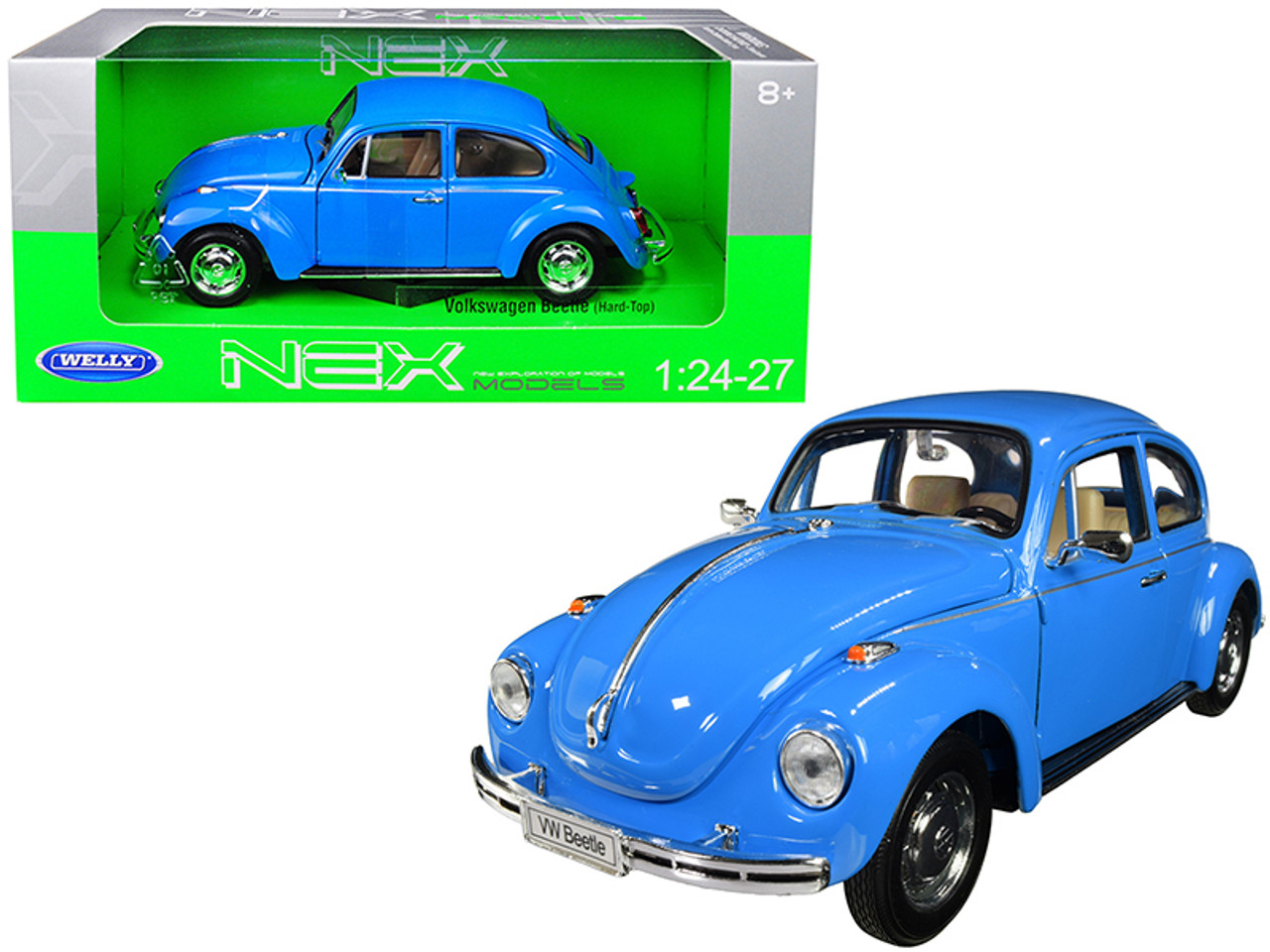 Volkswagen Beetle Blue 1/24-1/27 Diecast Model Car by Welly