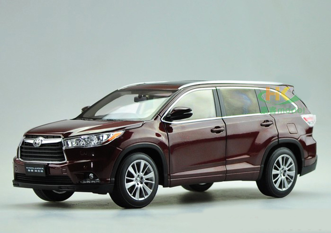 1/18 Dealer Edition 2015 Toyota Highlander (Red)