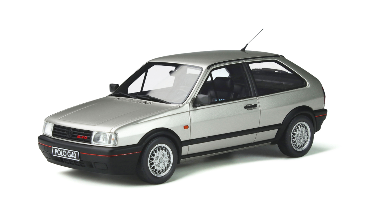 1/18 OTTO Volkswagen VW Polo Mk.2 G40 (Silver) Resin Car Model Limited (Jan 2021)