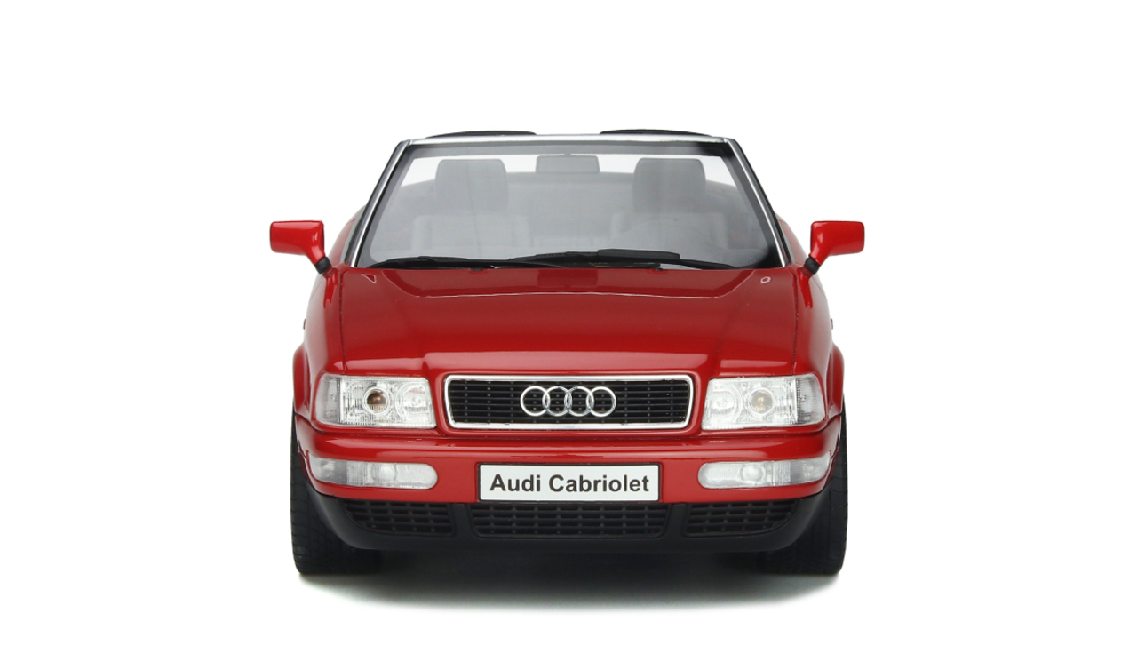 1/18 OTTO Audi 80 Cabriolet (B3) 2.8l (Red) Resin Car Model Limited (Jan 2021)