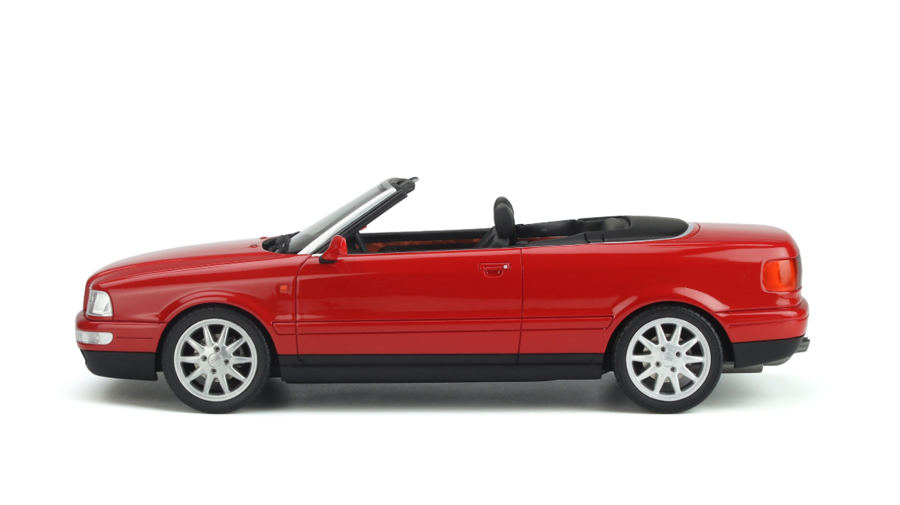 1/18 OTTO Audi 80 Cabriolet (B3) 2.8l (Red) Resin Car Model Limited (Jan 2021)