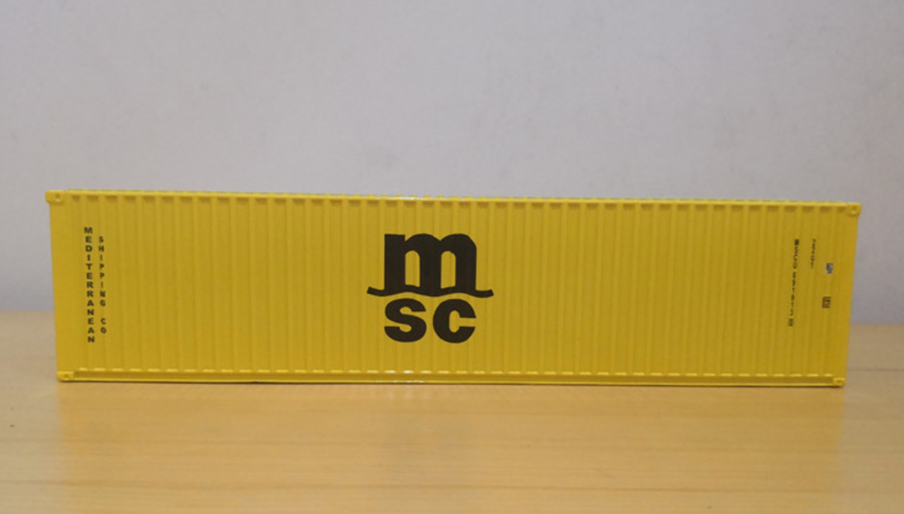 1/50 MSC Container Diecast Model Accessory