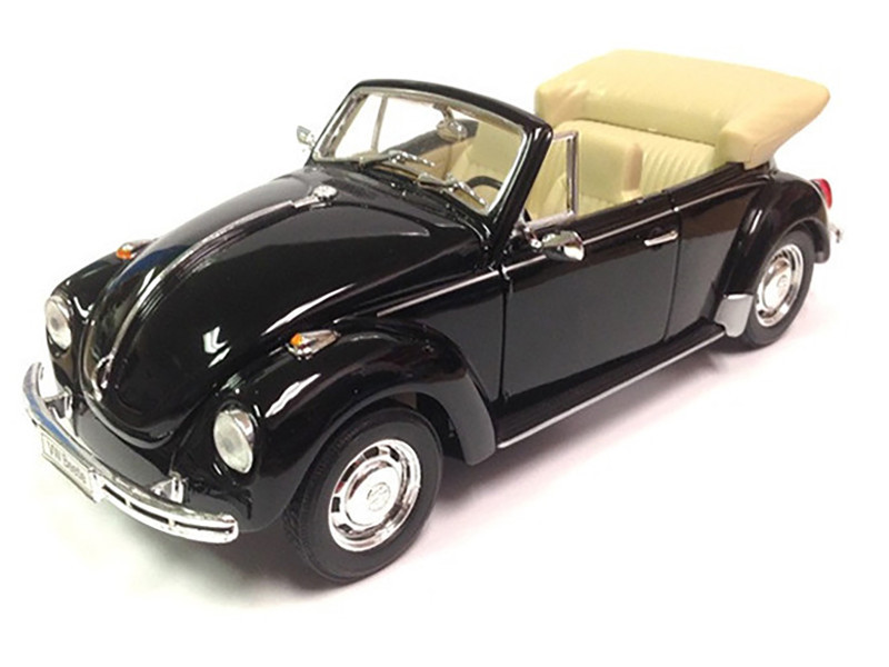 1/24 Welly 1959 Volkswagen Beetle Convertible (Black) Diecast Car