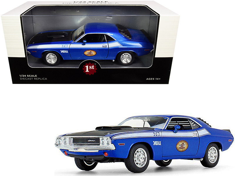 1/24 First Gear 1970 Dodge Challenger T/A 340 Six Pack Blue