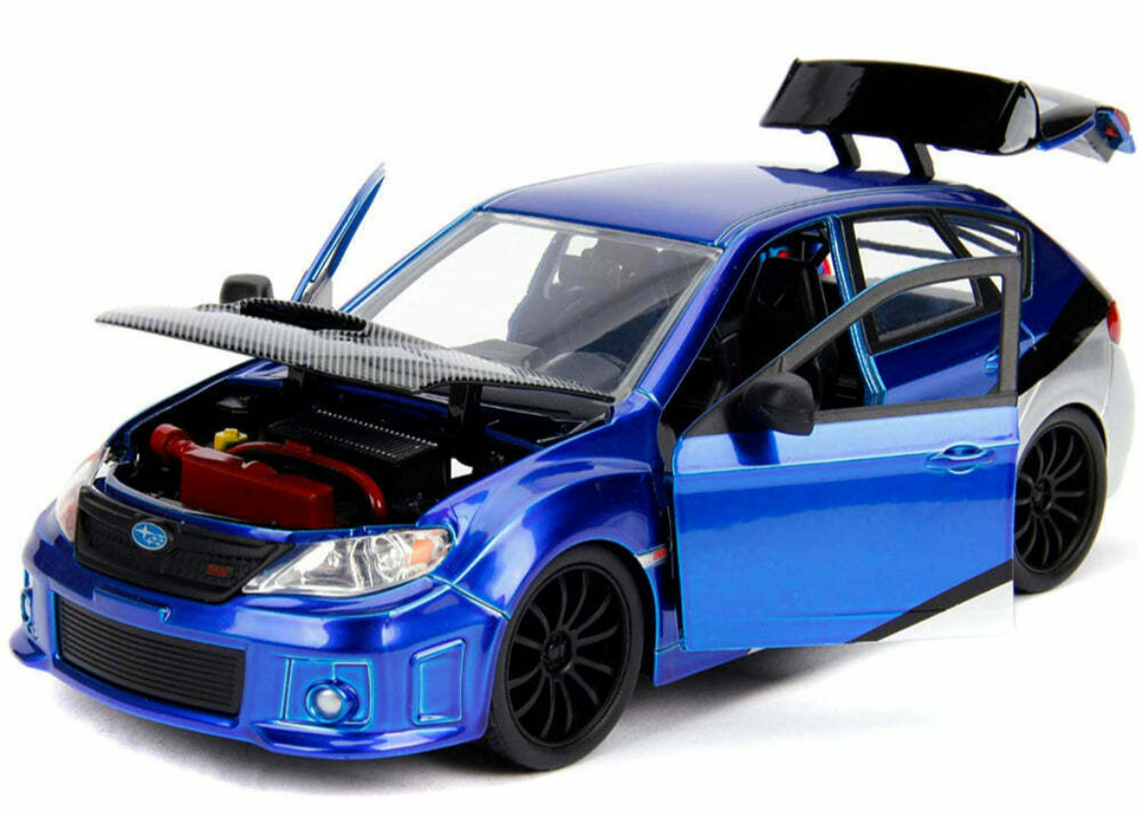1/24 Jada Brian's Subaru Impreza WRX STI "Fast & Furious" Movie Diecast Model Car