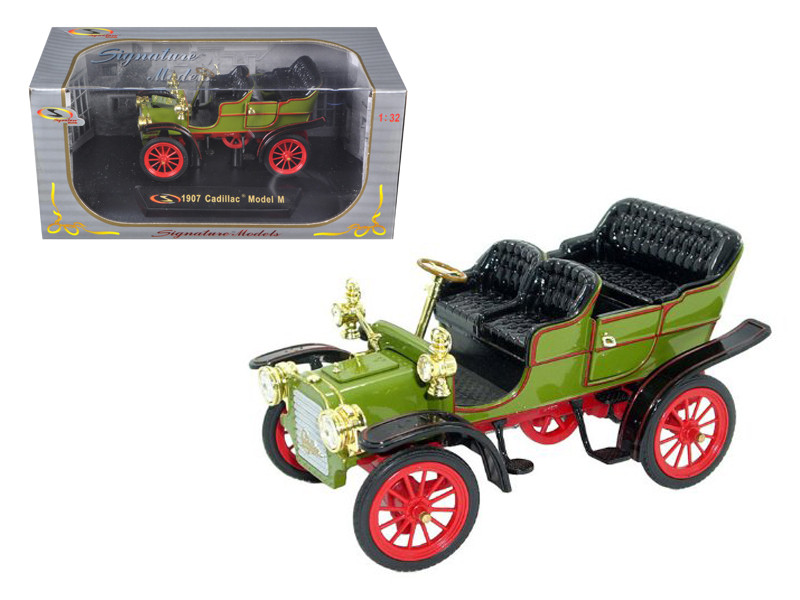 1907 Cadillac Model M Green 1/32 Diecast Car Model by Signature