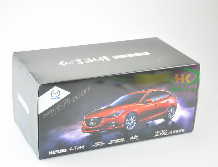 1/18 Dealer Edition Mazda 3 Axela Hatchback (Red) Diecast Car