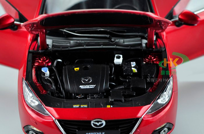 1/18 Dealer Edition Mazda 3 Axela Hatchback (Red) Diecast Car