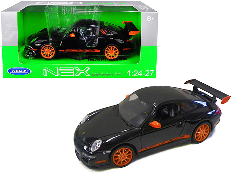 Porsche 911 (997) GT3 RS Black 1/24-1/27 Diecast Model Car by