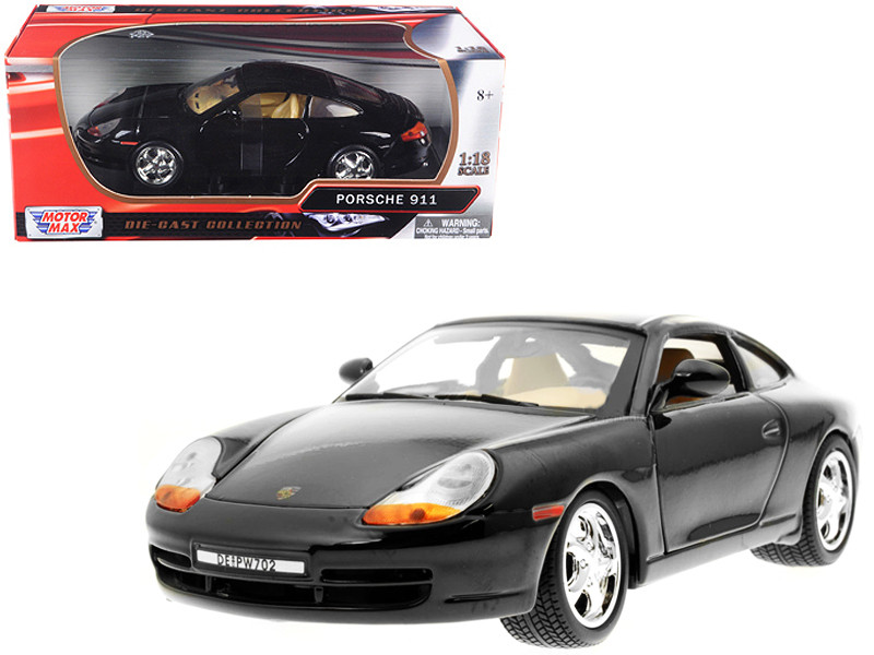 モーターマックス　　ポルシェ911 Porsche Carrera 911 Black 1/18 Diecast Model Car by Motormax