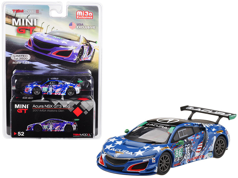 MINI GT Acura NSX GT3 限定版 1/64 1/64 Mini GT 2017 Acura NSX GT3 #86 