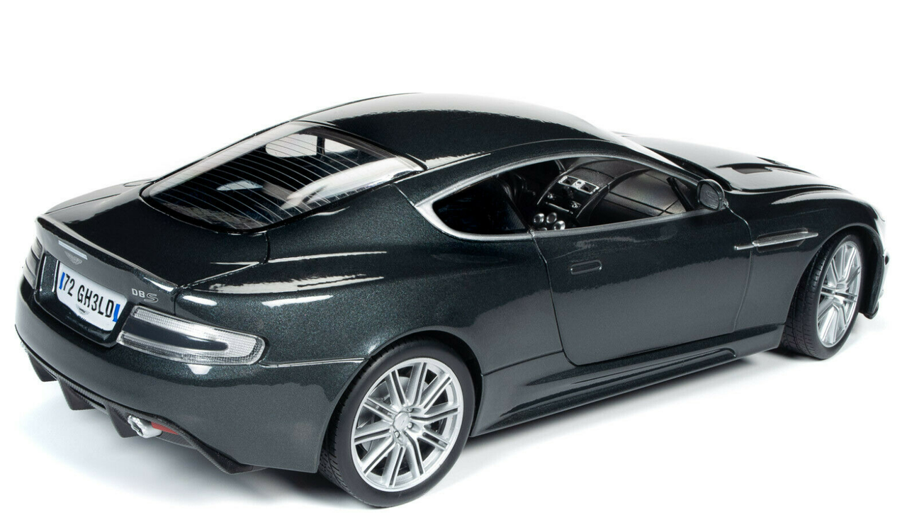 1/18 Auto World Aston Martin DBS Quantum (Silver Dark Gray Metallic) (James Bond 007) "Quantum of Solace" (2008) Movie Diecast Car Model